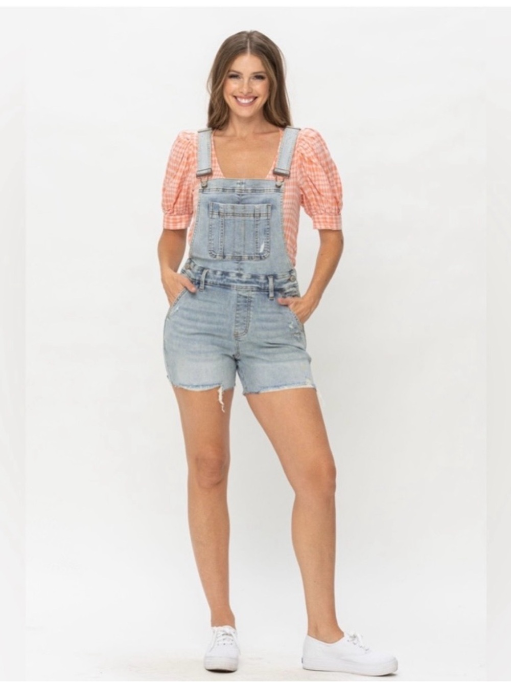 NWT Judy Blue Shortalls - Large